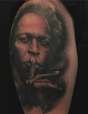 Kat Von D's tattoo