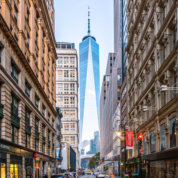 Manhattan Downtown with One World Trade Center